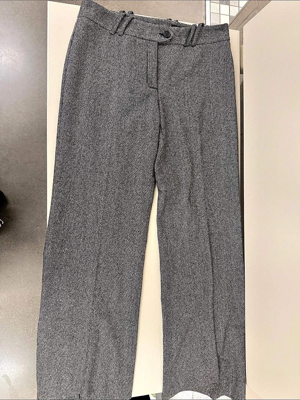 Hennes Straight Leg Trousers in Gray Size 12